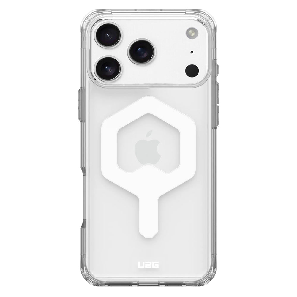 Husa MagSafe pentru Apple iPhone 17 Pro, Urban Armor Gear, Plyo, Alba