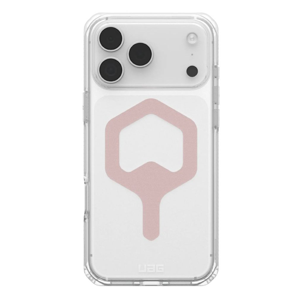 Husa MagSafe pentru Apple iPhone 17 Pro, Urban Armor Gear, Plyo, Roz Aurie