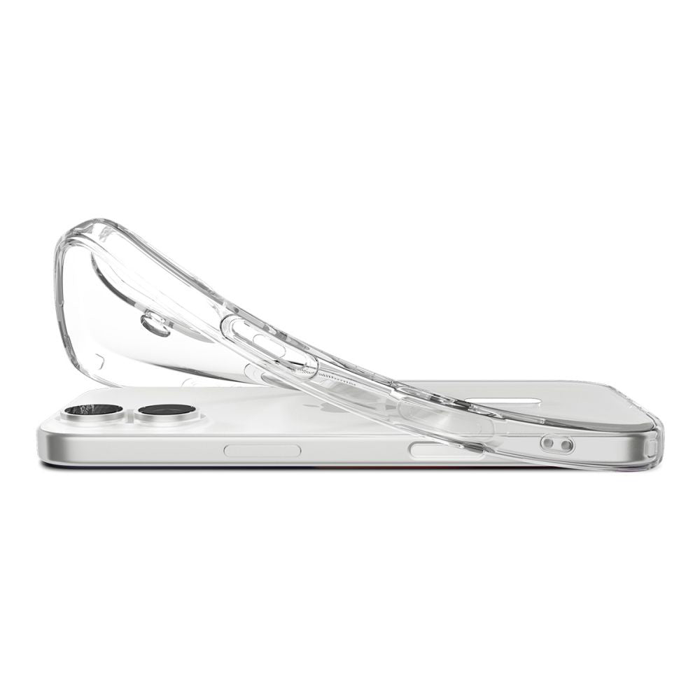 Husa MagSafe pentru Apple iPhone 17, Spigen, Liquid Crystal, Alba ACS10397