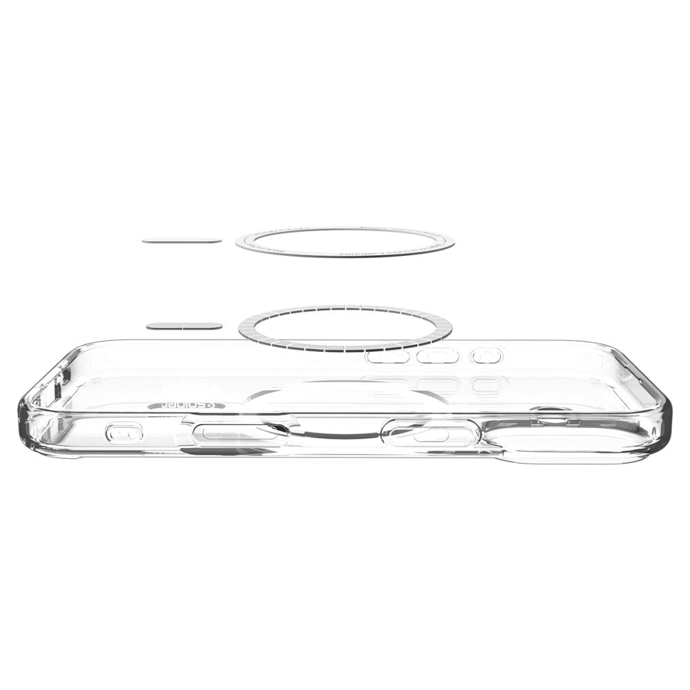 Husa MagSafe pentru Apple iPhone 17, Spigen, Ultra Hybrid, Gri ACS10381