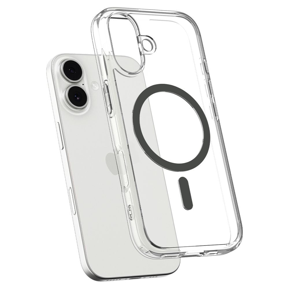 Husa MagSafe pentru Apple iPhone 17, Spigen, Ultra Hybrid, Gri ACS10381