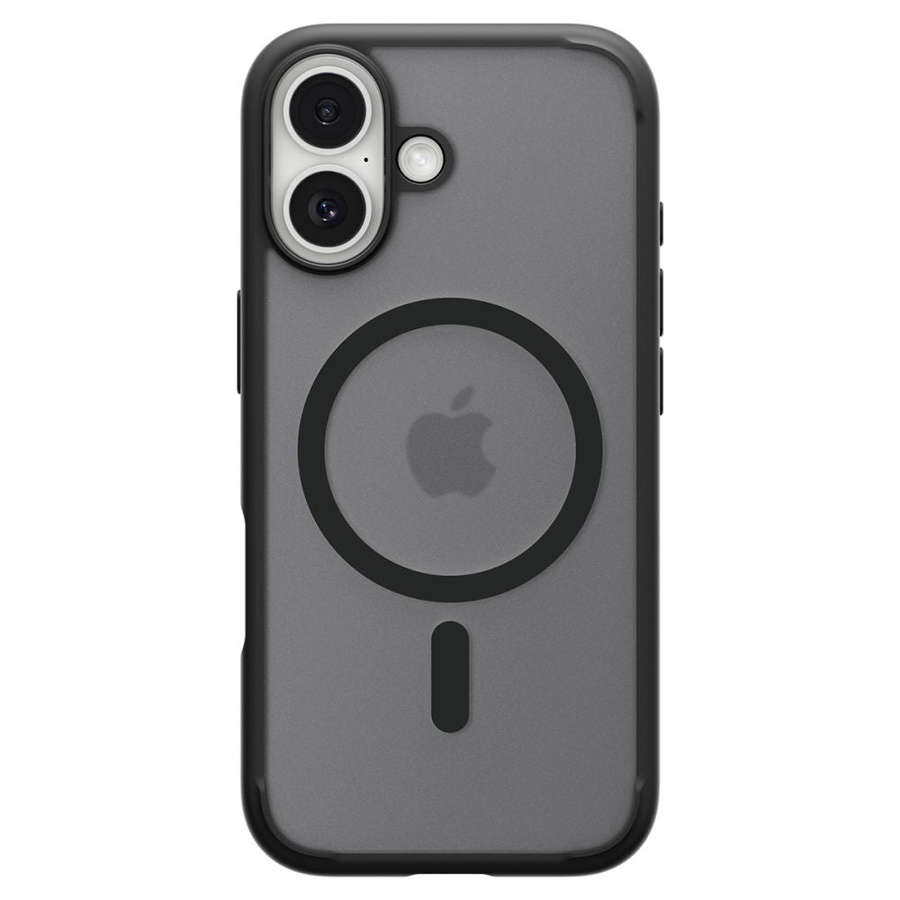Husa MagSafe pentru Apple iPhone 17, Spigen, Ultra Hybrid, Neagra Satinata ACS10383
