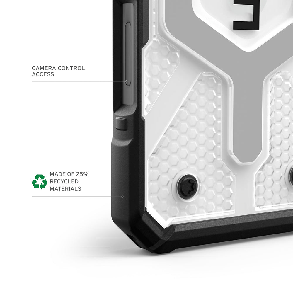 Husa MagSafe pentru Apple iPhone 17, Urban Armor Gear, Pathfinder Clear, Transparenta