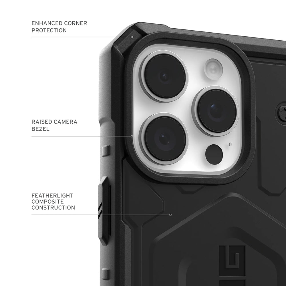 Husa MagSafe pentru Apple iPhone 17, Urban Armor Gear, Pathfinder, Neagra