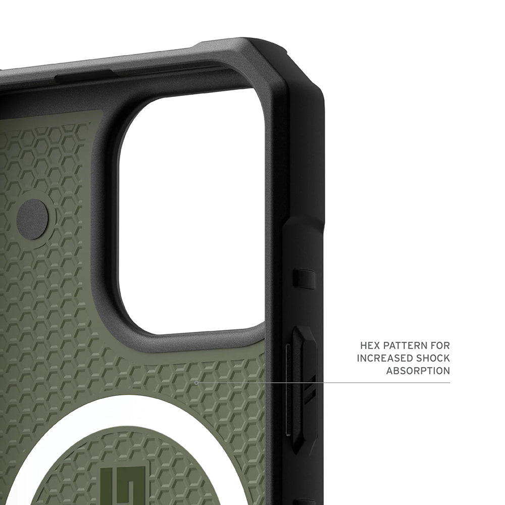 Husa MagSafe pentru Apple iPhone 17, Urban Armor Gear, Pathfinder, Verde