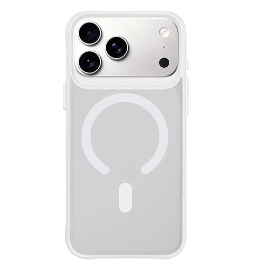 Husa MagSafe pentru Apple iPhone 18 Pro / 17 Pro, 3MK, Smoke MagCase, Alba