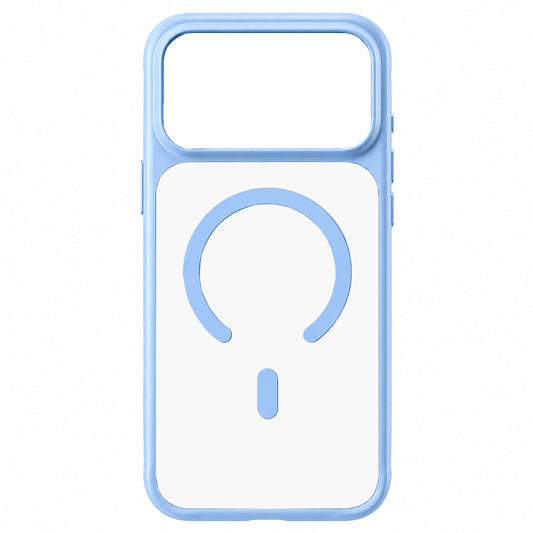 Husa MagSafe pentru Apple iPhone 18 Pro / 17 Pro, Blueo, Skin Friendly Anti-Drop, Albastra Satinata