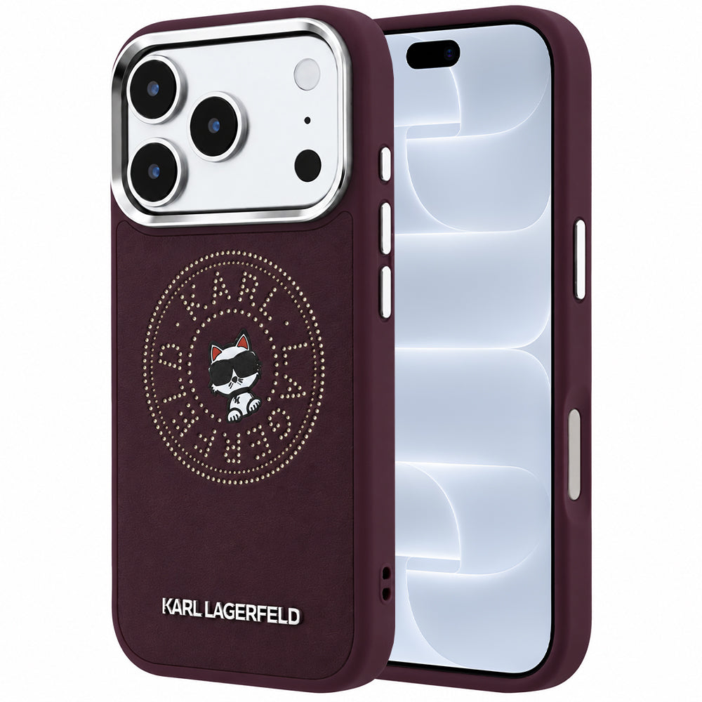 Husa MagSafe pentru Apple iPhone 18 Pro / 17 Pro, Karl Lagerfeld, Point and Choupette Sketch, Visinie