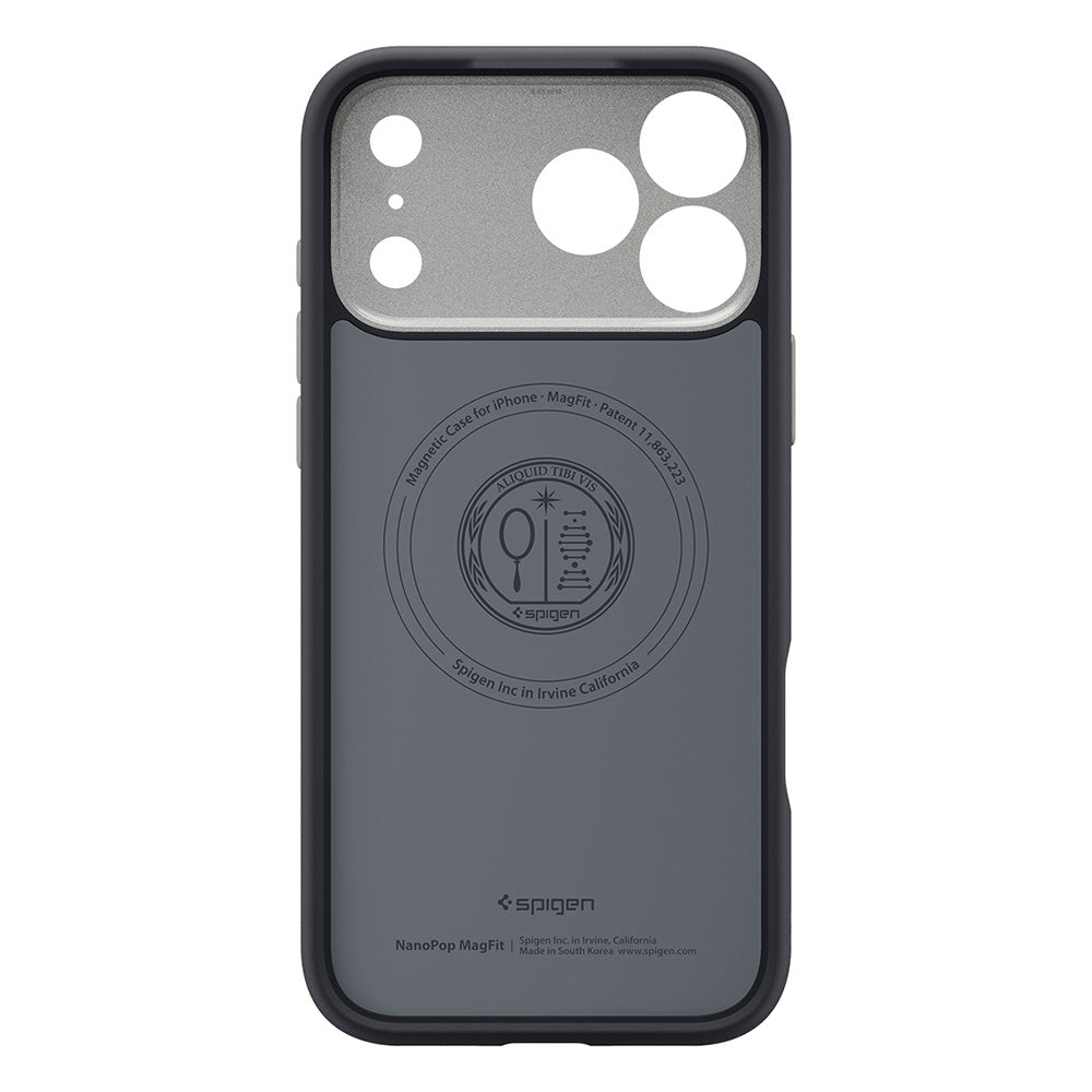 Husa MagSafe pentru Apple iPhone 18 Pro / 17 Pro, Spigen, Caseology Nano Pop, Neagra ACS12177