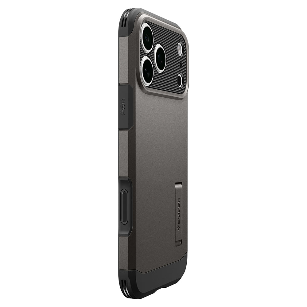 Husa MagSafe pentru Apple iPhone 18 Pro / 17 Pro, Spigen, Tough Armor T, Gri ACS12174