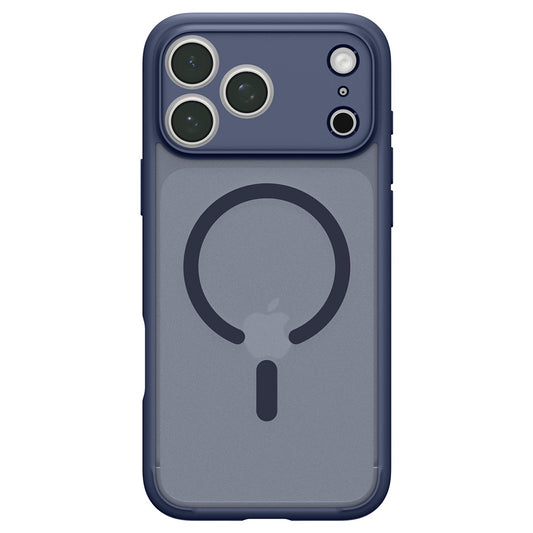 Husa MagSafe pentru Apple iPhone 18 Pro / 17 Pro, Spigen, Ultra Hybrid, Bleumarin Satinata ACS11931