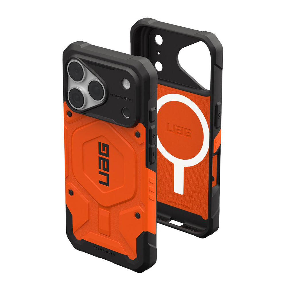 Husa MagSafe pentru Apple iPhone 18 Pro / 17 Pro, Urban Armor Gear, Pathfinder, Portocalie