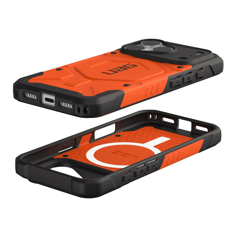 Husa MagSafe pentru Apple iPhone 18 Pro / 17 Pro, Urban Armor Gear, Pathfinder, Portocalie