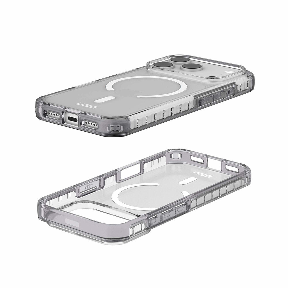 Husa MagSafe pentru Apple iPhone 18 Pro / 17 Pro, Urban Armor Gear, Plyo LT, Argintie