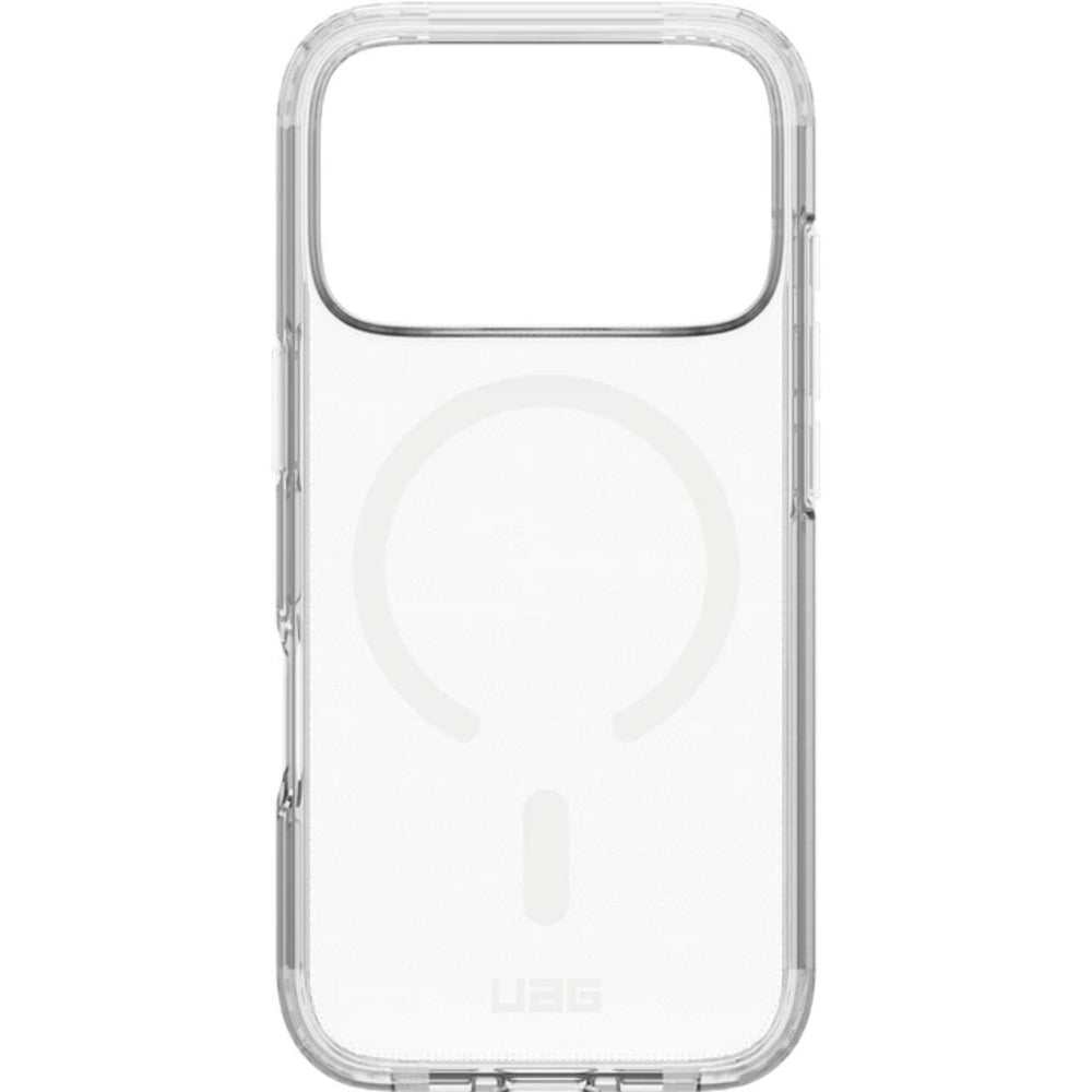 Husa MagSafe pentru Apple iPhone 18 Pro / 17 Pro, Urban Armor Gear, Scout Clear, Alba