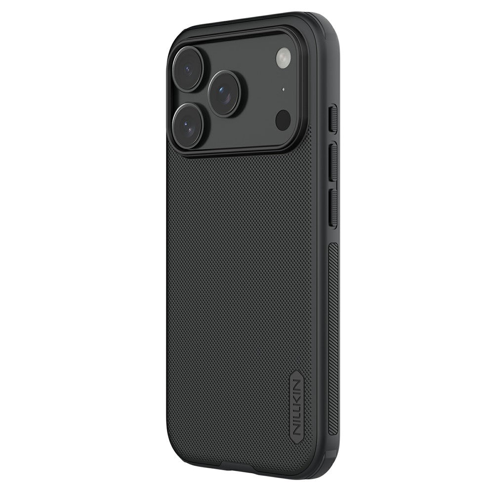 Husa MagSafe pentru Apple iPhone 18 Pro Max / 17 Pro Max, Nillkin, Super Shield Pro, Neagra Satinata