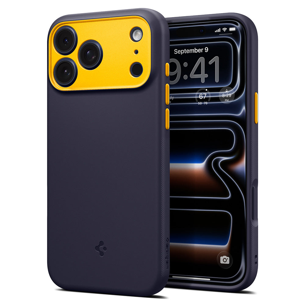 Husa MagSafe pentru Apple iPhone 18 Pro Max / 17 Pro Max, Spigen, Caseology Nano Pop, Mov ACS12140