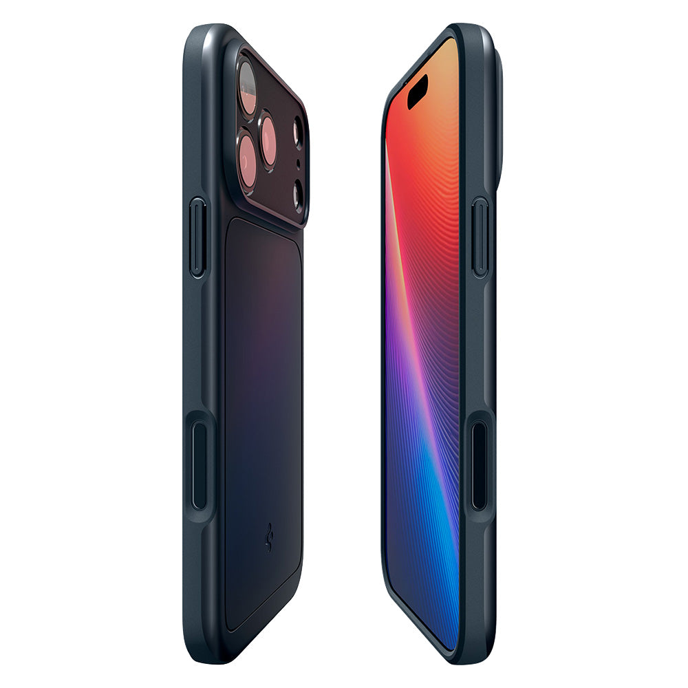 Husa MagSafe pentru Apple iPhone 18 Pro Max / 17 Pro Max, Spigen, Thin Fit, Albastra ACS12108