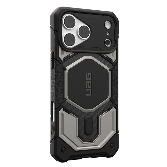 Husa MagSafe pentru Apple iPhone 18 Pro Max / 17 Pro Max, Urban Armor Gear, Monarch Pro, Gri