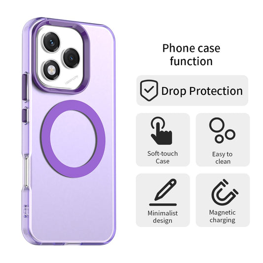 Husa MagSafe pentru Honor 400 Lite, Techsuit, CandyCase, Mov