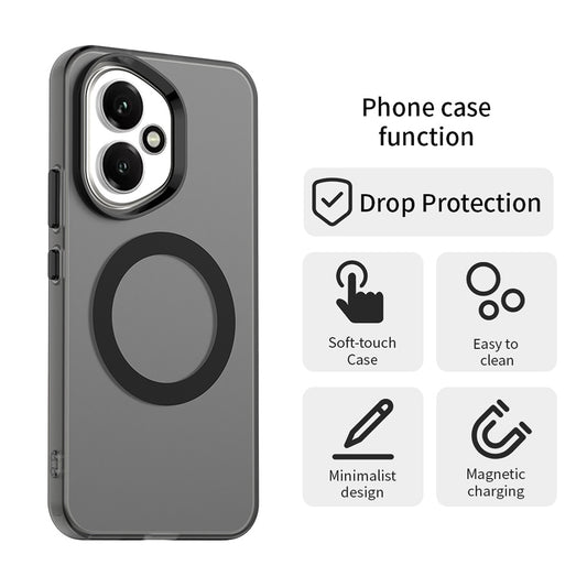 Husa MagSafe pentru Honor 400, Techsuit, CandyCase, Neagra