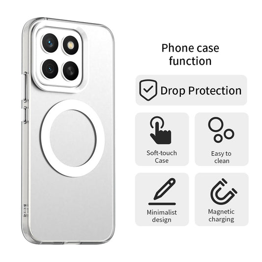 Husa MagSafe pentru Honor X8c, Techsuit, CandyCase, Alba
