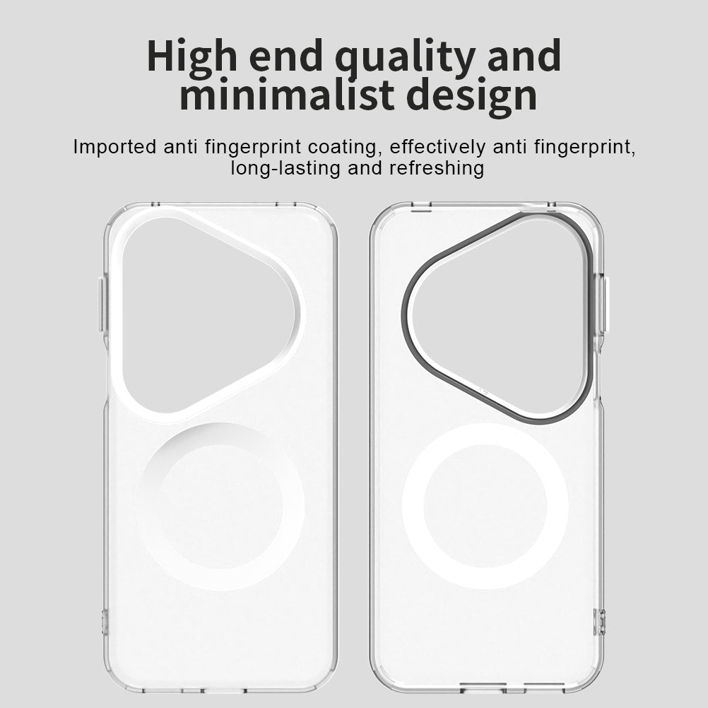 Husa MagSafe pentru Huawei Pura 80 Ultra, Techsuit, CandyCase, Alba