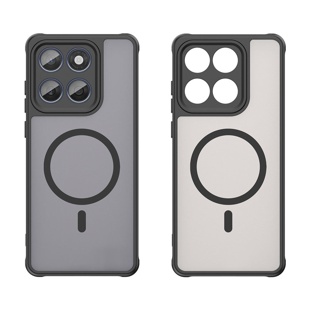 Husa MagSafe pentru Motorola Edge 70 Ultra / Signature, Techsuit, HaloFrost II, Neagra