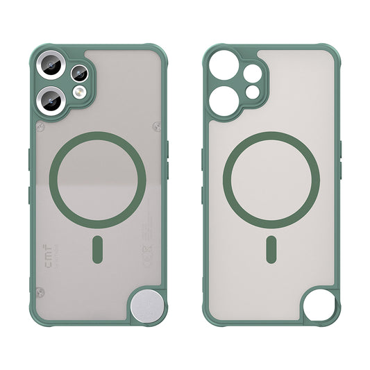 Husa MagSafe pentru Nothing CMF Phone 2 Pro, Techsuit, HaloFrost II, Verde