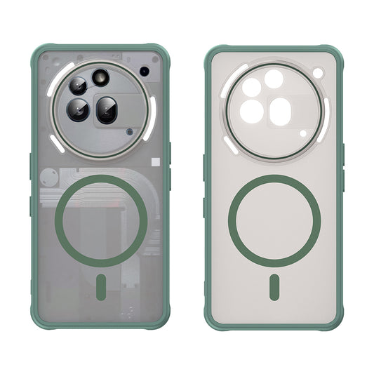 Husa MagSafe pentru Nothing Phone (3a) Pro, Techsuit, HaloFrost II, Verde