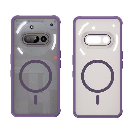 Husa MagSafe pentru Nothing Phone (3a), Techsuit, HaloFrost II, Mov