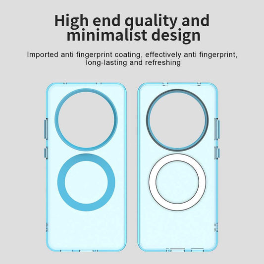 Husa MagSafe pentru Oppo Reno12 FS 5G / Reno12 FS 4G / Reno12 F 4G / Reno12 F, Techsuit, CandyCase, Albastra