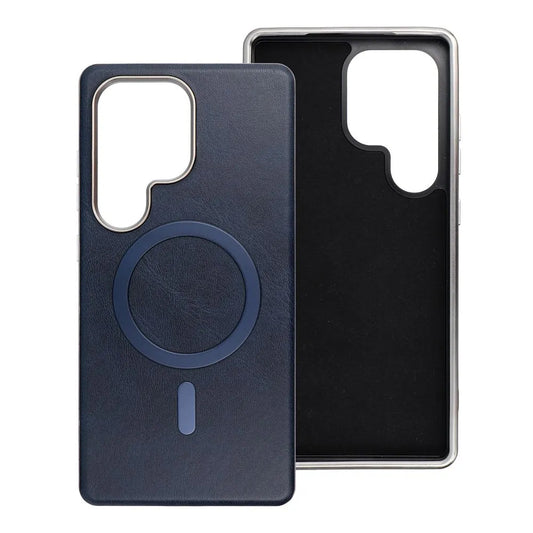 Husa MagSafe pentru Samsung Galaxy A56 A566, OEM, Gentleman Mag, Bleumarin