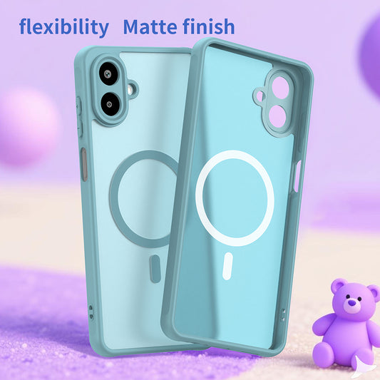 Husa MagSafe pentru Samsung Galaxy A07 4G A075, Techsuit, HaloFrost II, Verde Deschis