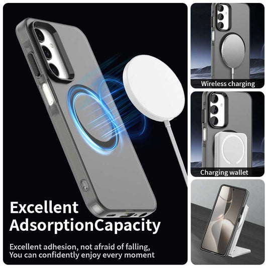 Husa MagSafe pentru Samsung Galaxy A25 A256, Techsuit, CandyCase, Neagra