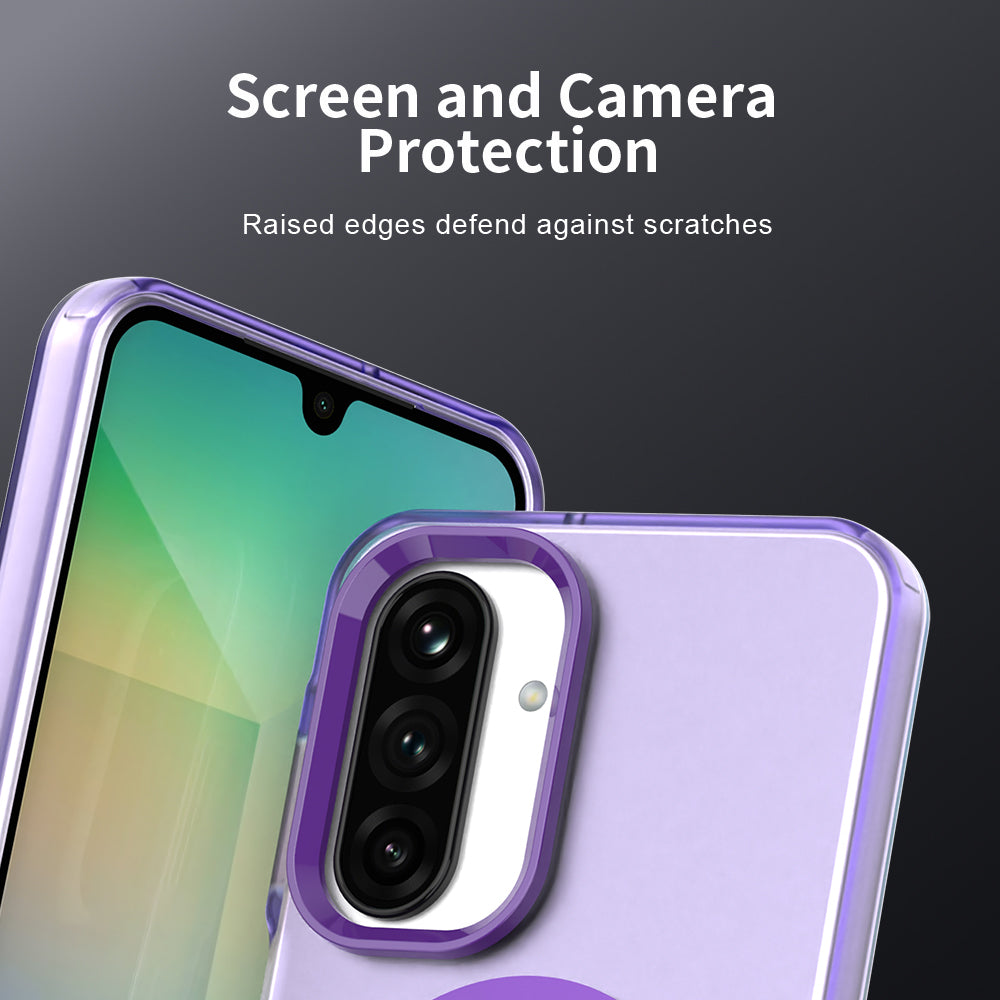 Husa MagSafe pentru Samsung Galaxy A27 5G, Techsuit, CandyCase, Mov