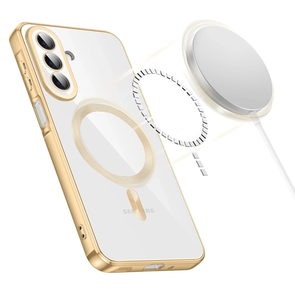 Husa MagSafe pentru Samsung Galaxy A27 5G, Techsuit, Luxury Crystal, Verde Inchis