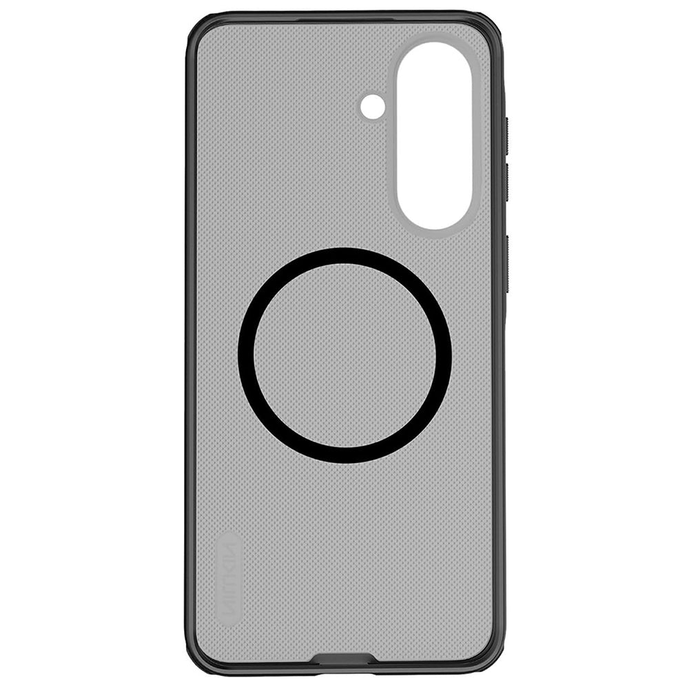 Husa MagSafe pentru Samsung Galaxy A57 5G, Nillkin, Super Shield Pro, Neagra Transparenta Satinata
