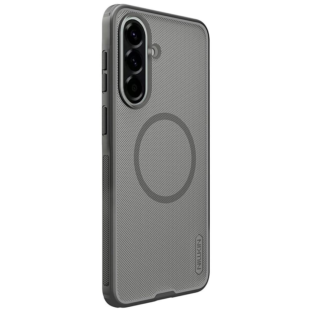 Husa MagSafe pentru Samsung Galaxy A57 5G, Nillkin, Super Shield Pro, Neagra Transparenta Satinata