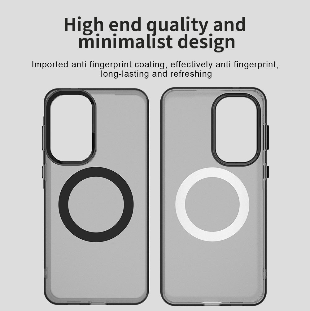 Husa MagSafe pentru Samsung Galaxy A57 5G, Techsuit, CandyCase, Neagra