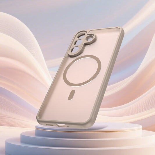 Husa MagSafe pentru Samsung Galaxy A57 5G, Techsuit, HaloFrost II, Aurie