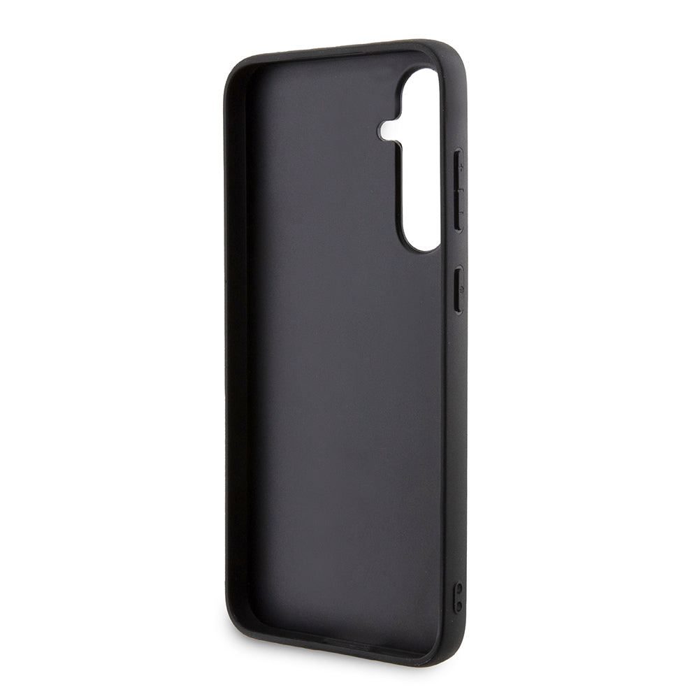 Husa MagSafe pentru Samsung Galaxy S23 FE S711, Karl Lagerfeld, Saffiano Gripstand Karl & Choupette, Albastra