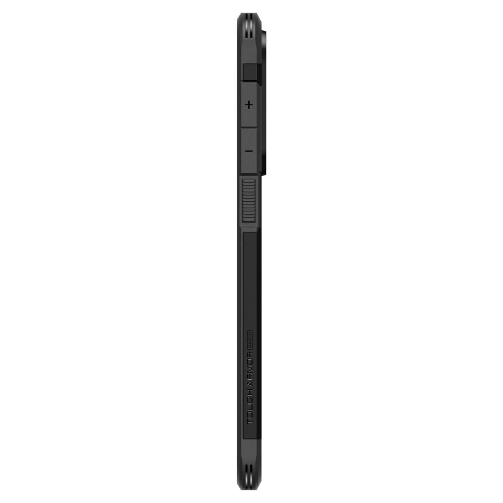 Husa MagSafe pentru Samsung Galaxy S25 Edge S937, Spigen, Tough Armor, Neagra ACS09422