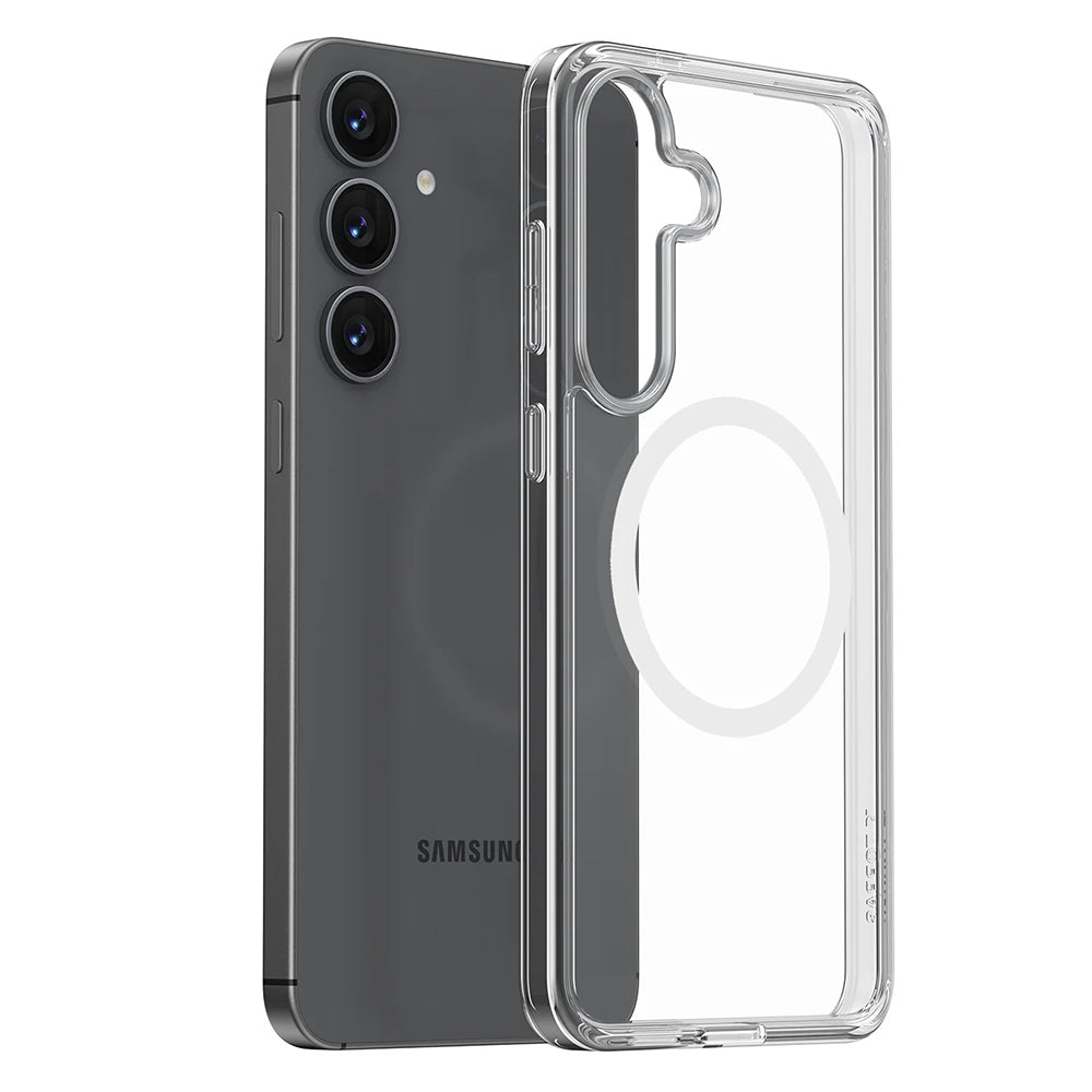 Husa MagSafe pentru Samsung Galaxy S25 S931, Torras, Guardian, Transparenta