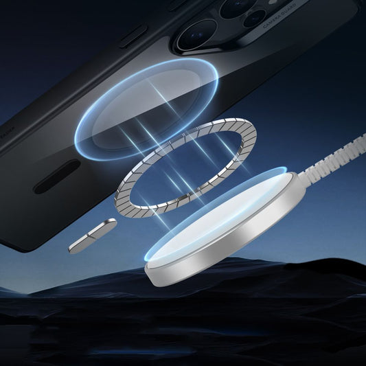 Husa MagSafe pentru Samsung Galaxy S25 Ultra S938, ESR, Classic Hybrid, Neagra Transparenta