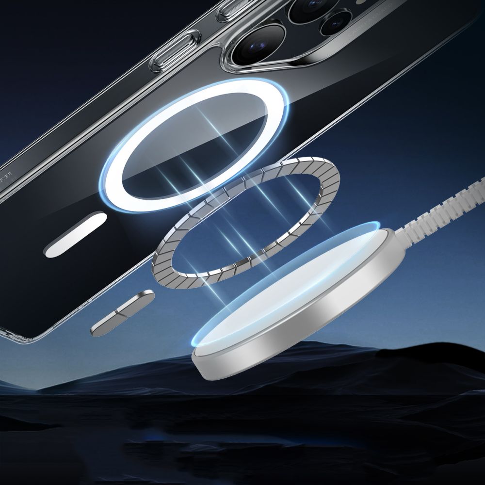 Husa MagSafe pentru Samsung Galaxy S25 Ultra S938, ESR, Classic Hybrid, Transparenta