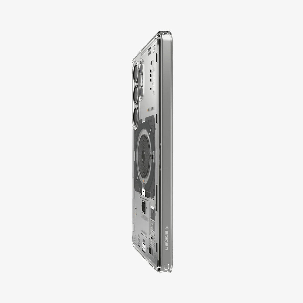 Husa MagSafe pentru Samsung Galaxy S25 Ultra S938, Spigen, Ultra Hybrid Neo One, Transparenta