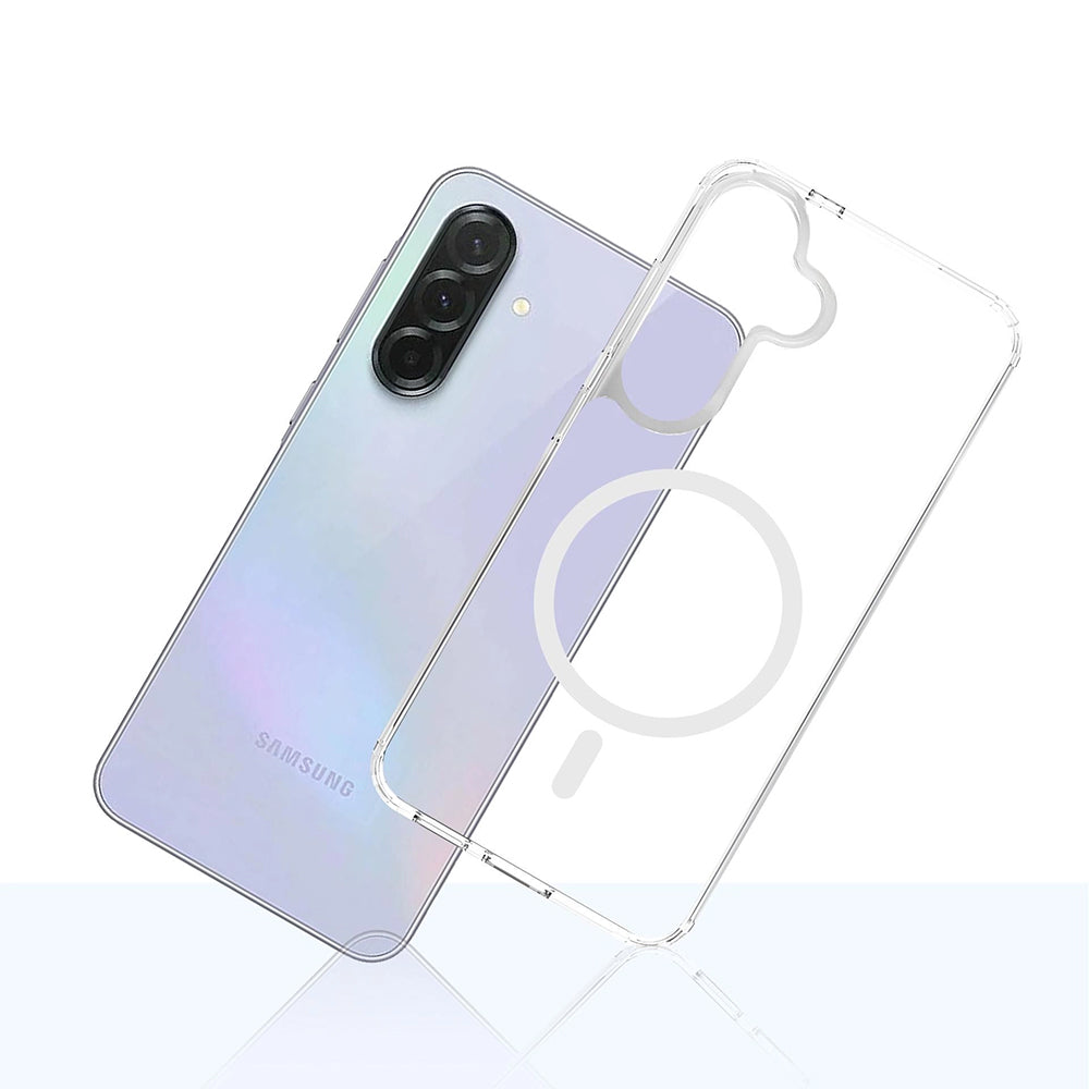 Husa MagSafe pentru Samsung Galaxy S26, 3MK, Armor MagCase, Transparenta