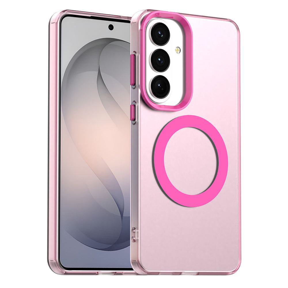 Husa MagSafe pentru Samsung Galaxy S26 FE S741, Techsuit, CandyCase, Roz