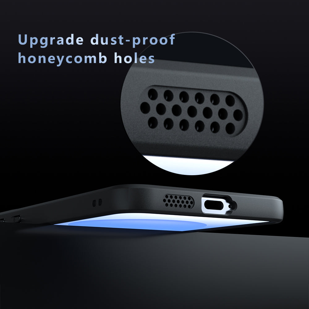 Husa MagSafe pentru Samsung Galaxy S26 FE S741, Techsuit, PureFrost, Neagra Satinata